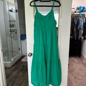 NWT Universal thread green maxi dress